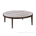 Table basse intelligente minimaliste moderne en marbre supérieur